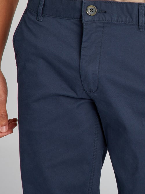 Pantalón chino slim de algodón puro L36 +1,90 m - Kiabi