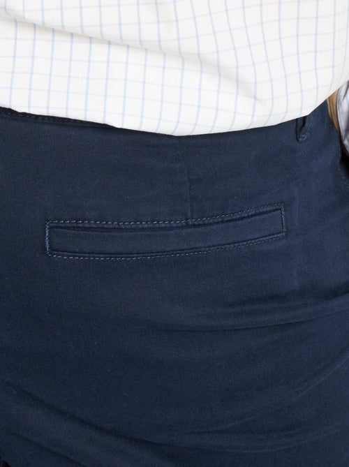 Pantalón chino slim de algodón puro L36 +1,90 m - Kiabi