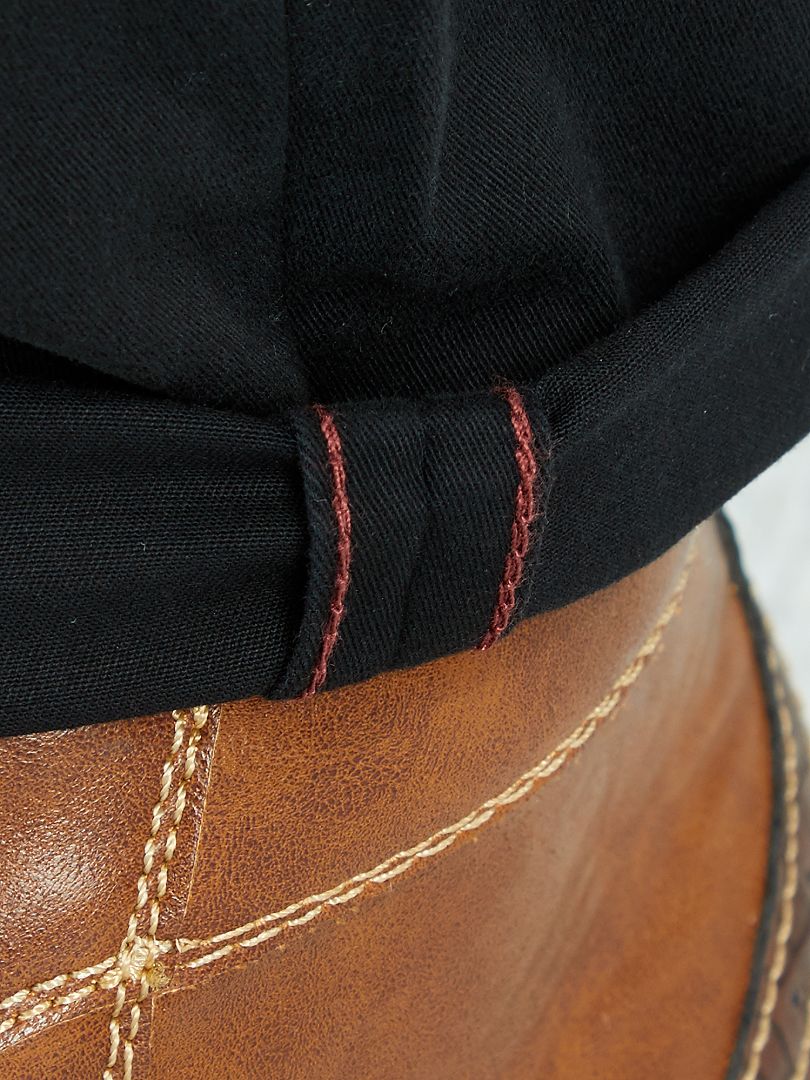 Pantalón chino slim de algodón puro L36 +1,90 m Negro - Kiabi