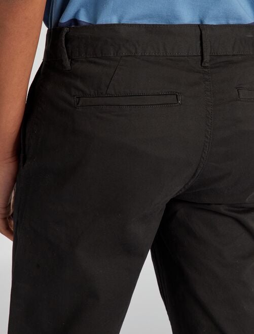 Pantalón chino slim de algodón puro L36 +1,90 m - Kiabi
