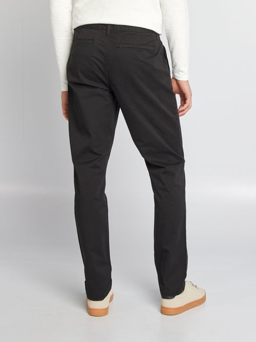 Pantalón chino slim de algodón puro L36 +1,90 m - Kiabi