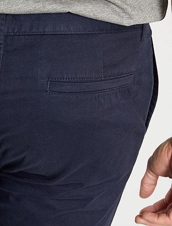 Pantalón chino slim de algodón puro L38 +1,90 m - Kiabi