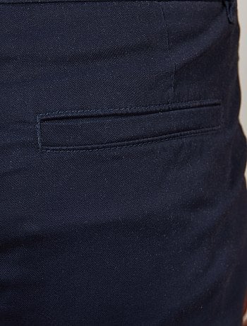 Pantalón chino slim de algodón puro L38 +1,90 m - Kiabi