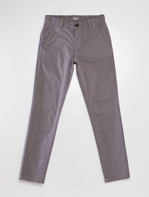 Pantalón chino slim - Kiabi