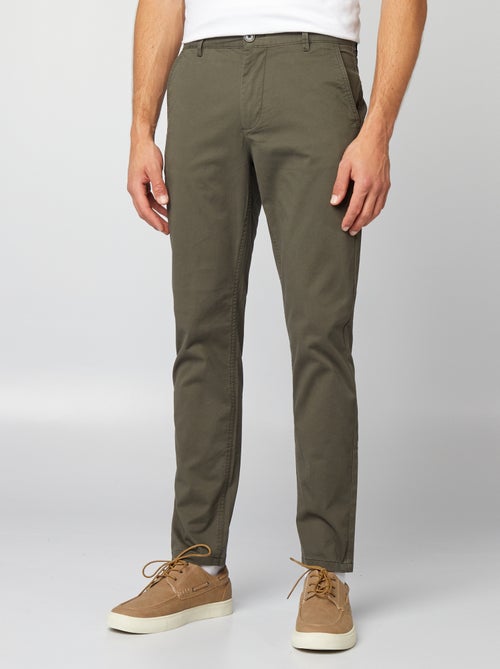 Pantalón chino slim - Kiabi