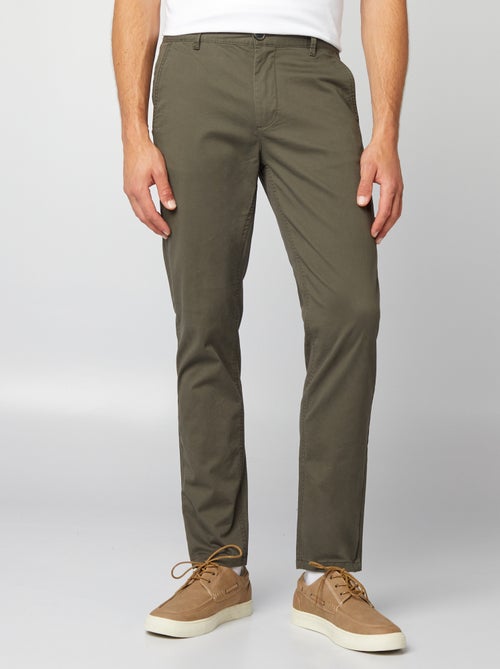 Pantalón chino slim - Kiabi