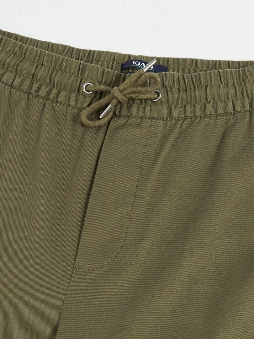Pantalón chino slim KAKI - Kiabi