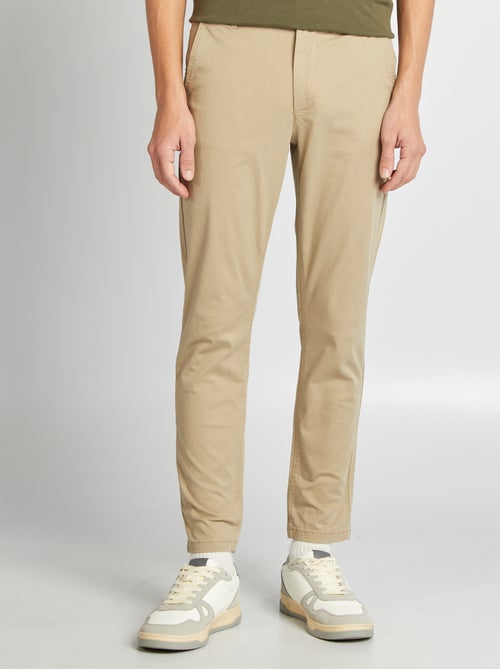 Pantalón chino slim L30 - Kiabi