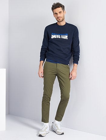 Pantalones de - caqui - Kiabi