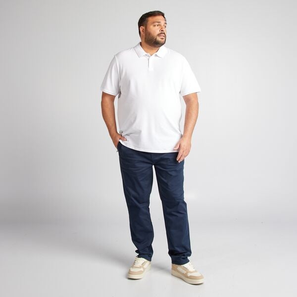 Pantalón chino slim L34 Tallas grandes hombre - Kiabi - 20,00€
