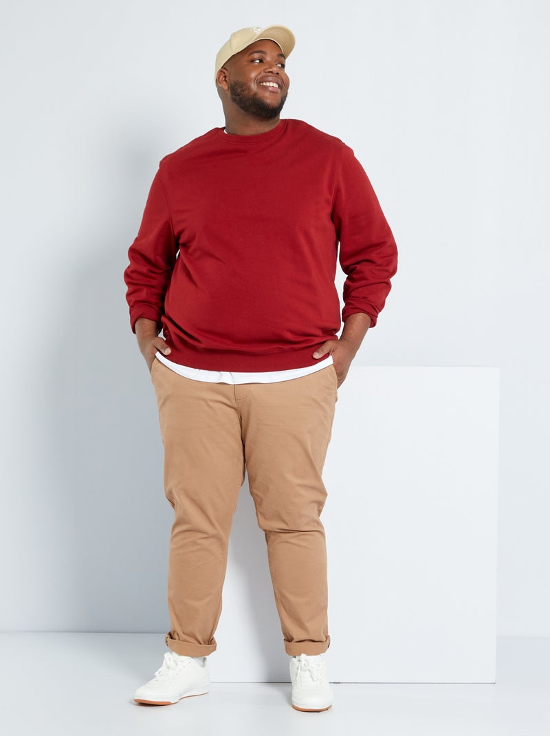 Pantalón chino slim L34 BEIGE - Kiabi