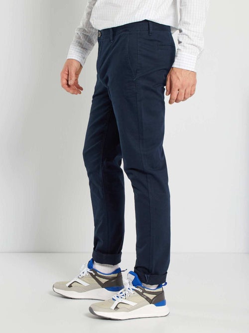 Pantalón chino slim L38 +1,95 m - Kiabi