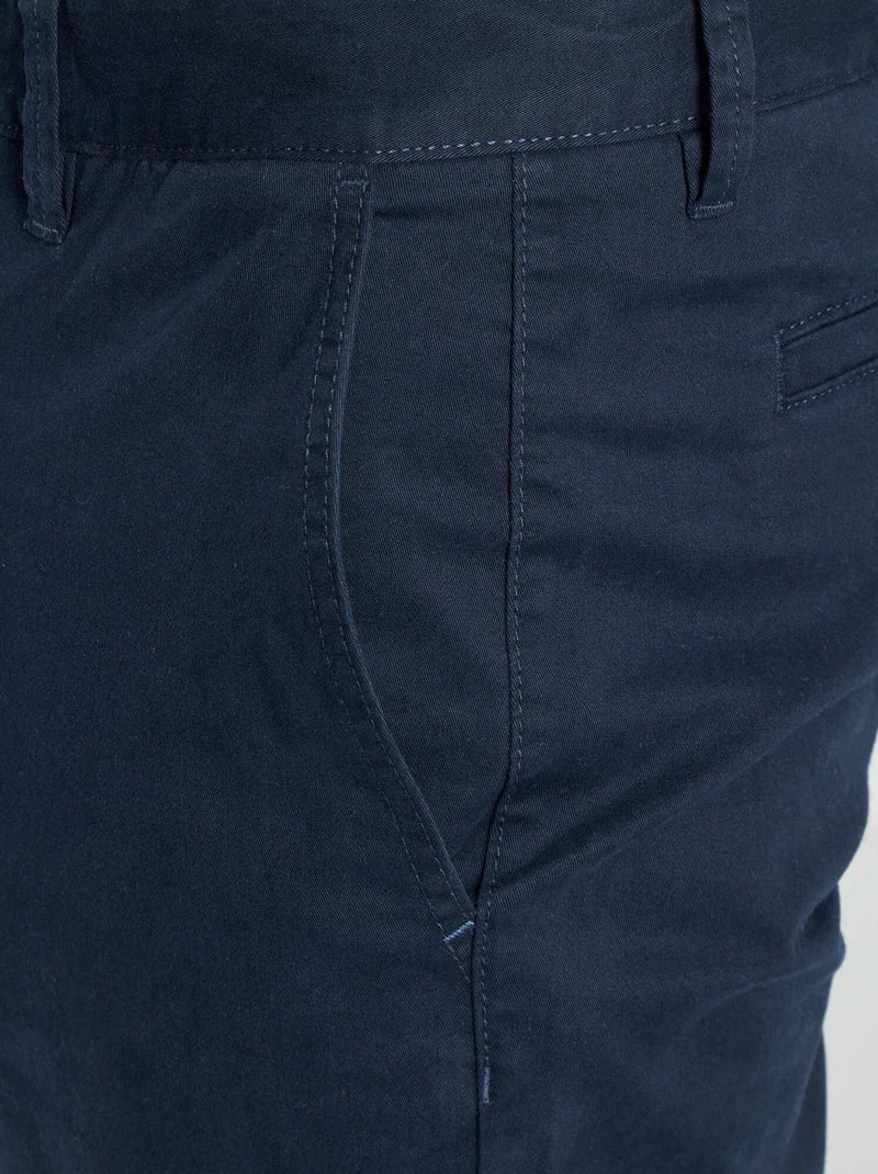 Pantalón chino slim L38 +1,95 m azul - Kiabi
