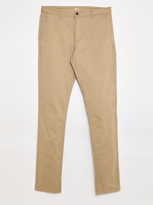 Pantalón chino slim L38 +1,95 m - Kiabi