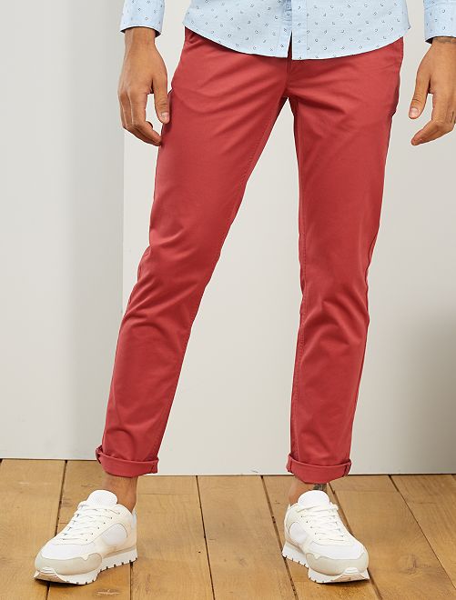 Pantalones Antony Morato Skinny Bryan granate hombre