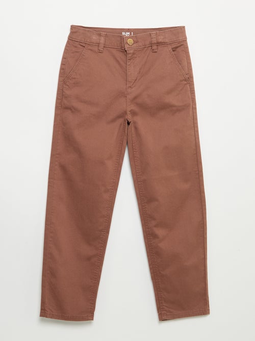 Pantalón chino slim - Kiabi Pantalón chino slim - Kiabi