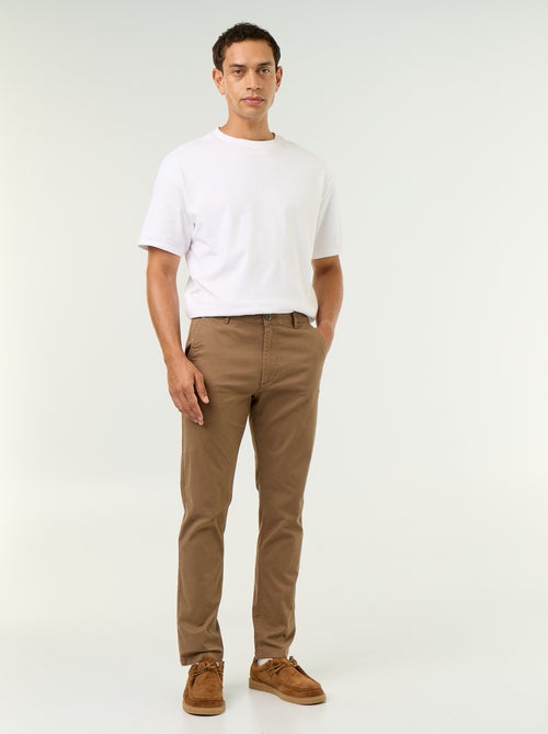 Pantalón chino slim - Kiabi Pantalón chino slim - Kiabi