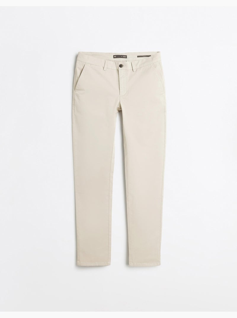 Pantalón chino slim, MO Fashion Gris - Kiabi