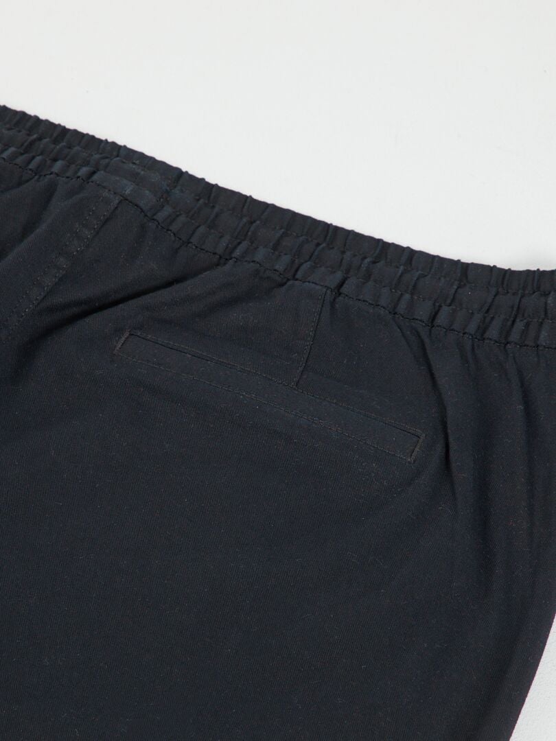 Pantalón chino slim Negro - Kiabi