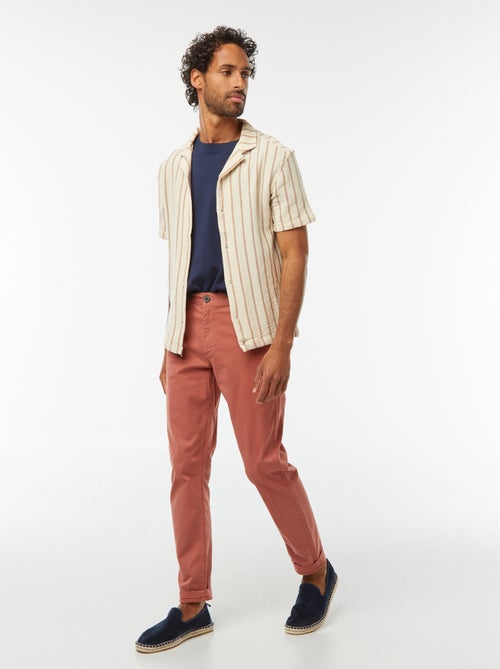 Pantalón chino slim - Kiabi