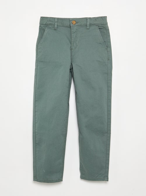 Pantalón chino slim - Kiabi