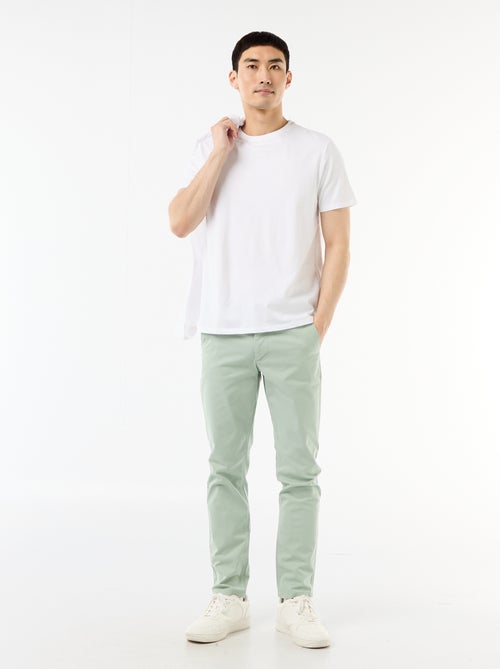 Pantalón chino slim - Kiabi