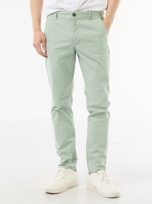Pantalón chino slim - Kiabi