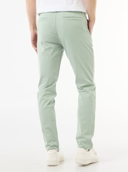 Pantalón chino slim - Kiabi