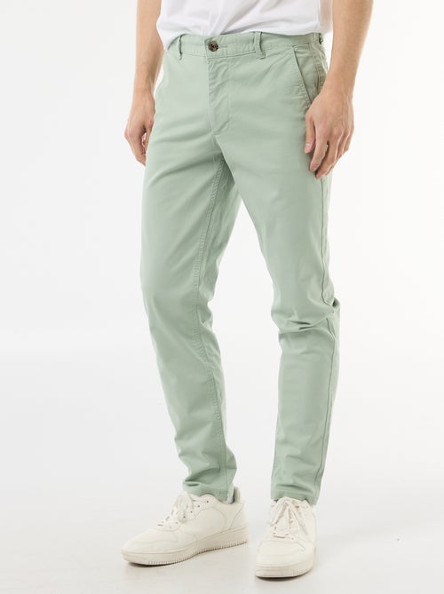 Pantalón chino slim - Kiabi