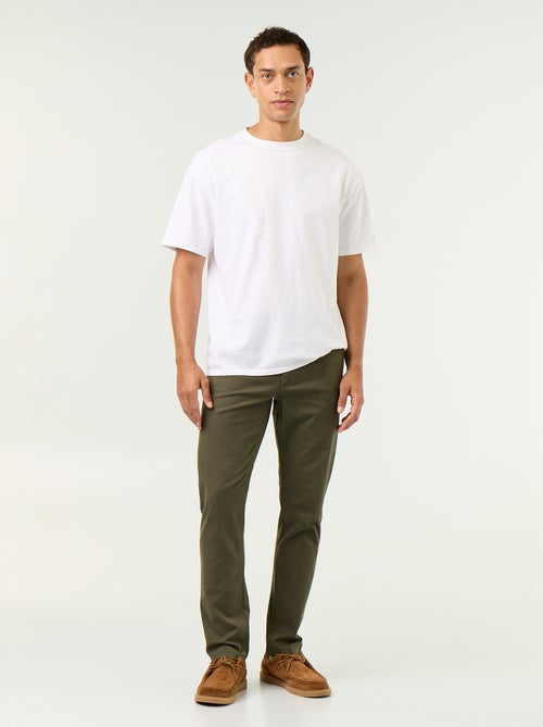 Pantalón chino slim - Kiabi Pantalón chino slim - Kiabi