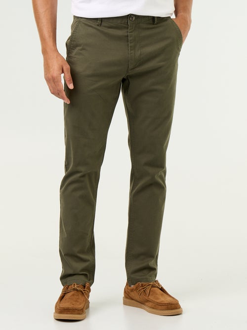 Pantalón chino slim - Kiabi Pantalón chino slim - Kiabi