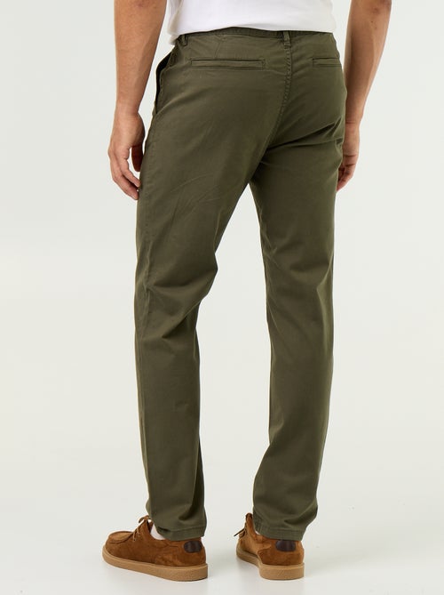 Pantalón chino slim - Kiabi Pantalón chino slim - Kiabi
