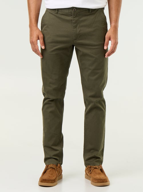 Pantalón chino slim - Kiabi Pantalón chino slim - Kiabi