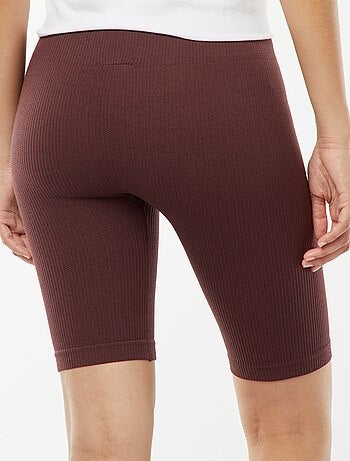 Pantalón ciclista de punto de canalé