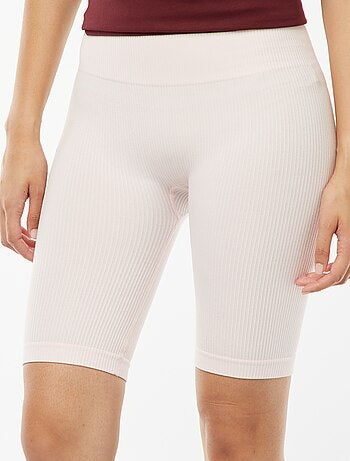 Pantalón ciclista de punto de canalé