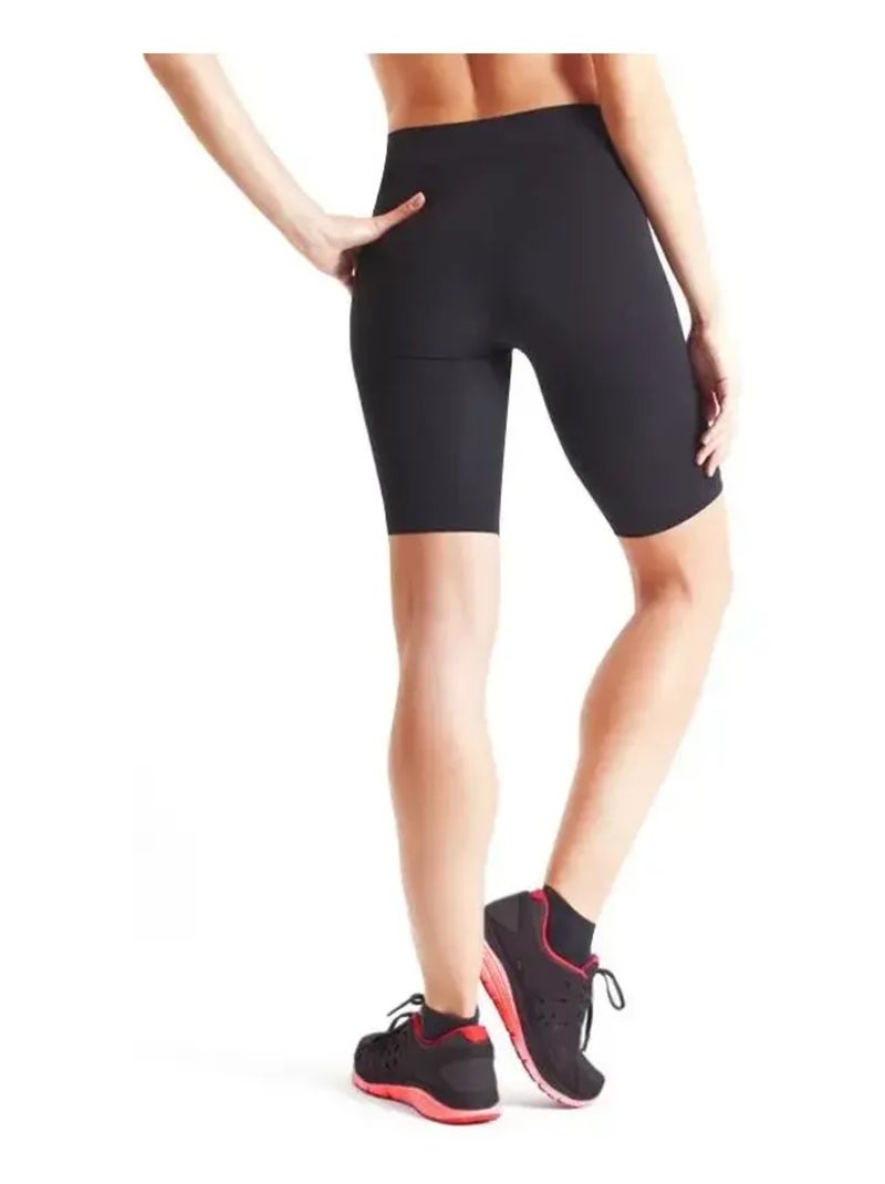 Pantalón ciclista Fit Active Moldeador reafirmante Negro - Kiabi