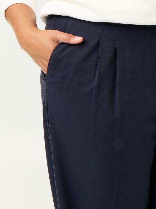 Pantalón cigarette ancho - Kiabi