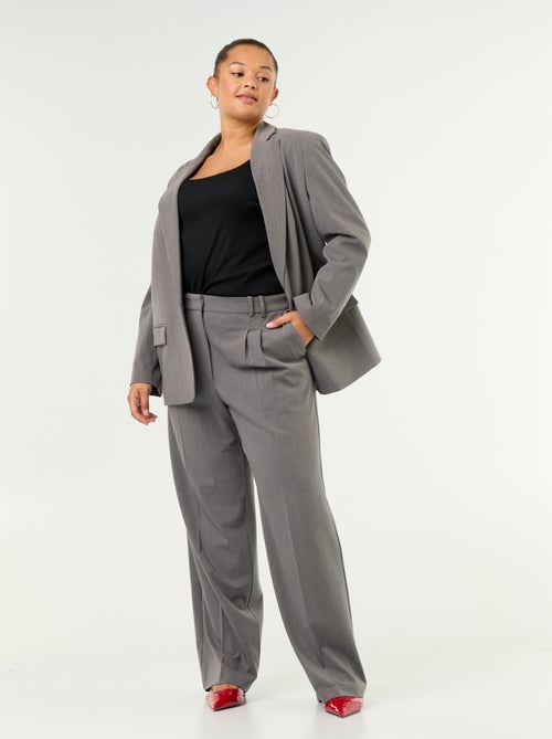 Pantalón cigarette ancho - Kiabi Pantalón cigarette ancho - Kiabi