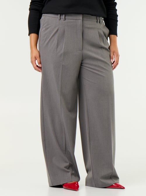 Pantalón cigarette ancho - Kiabi Pantalón cigarette ancho - Kiabi