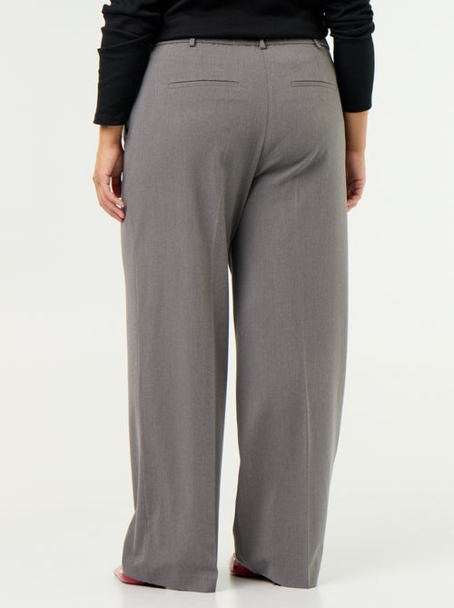 Pantalón cigarette ancho - Kiabi Pantalón cigarette ancho - Kiabi