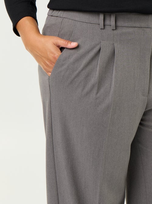 Pantalón cigarette ancho - Kiabi Pantalón cigarette ancho - Kiabi