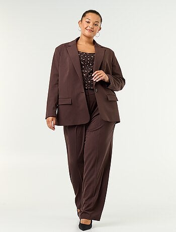 Pantalón cigarette ancho