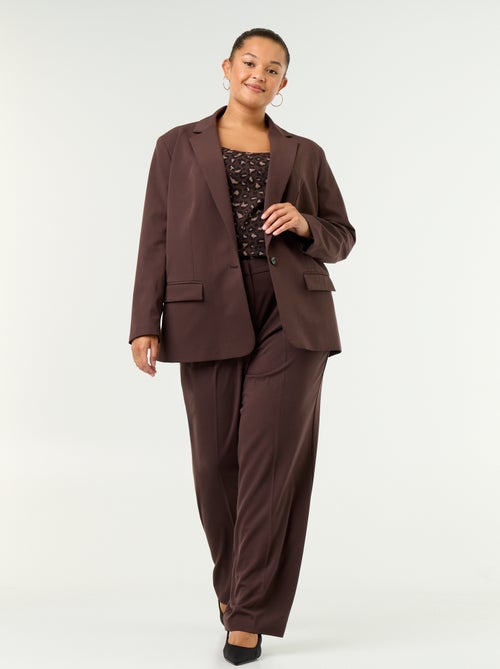 Pantalón cigarette ancho - Kiabi Pantalón cigarette ancho - Kiabi
