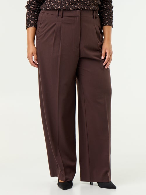 Pantalón cigarette ancho - Kiabi Pantalón cigarette ancho - Kiabi