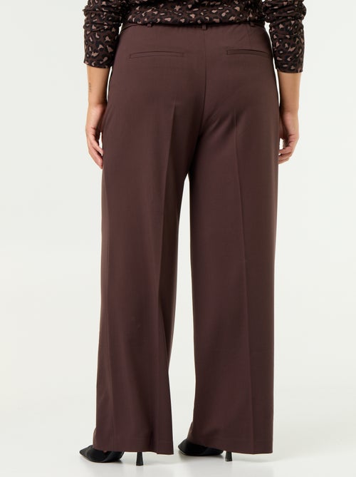 Pantalón cigarette ancho - Kiabi Pantalón cigarette ancho - Kiabi
