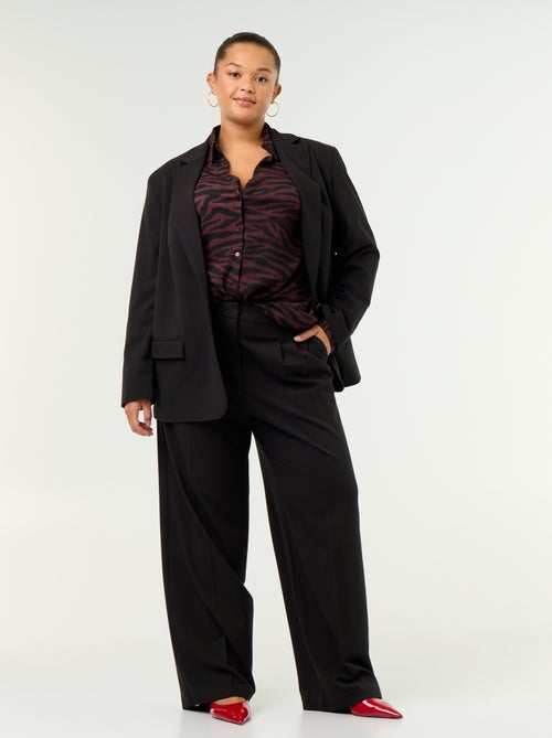 Pantalón cigarette ancho - Kiabi Pantalón cigarette ancho - Kiabi