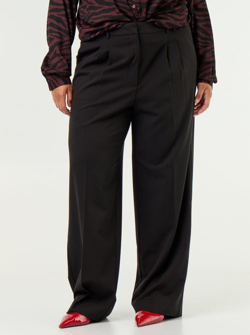 Pantalón cigarette ancho - Kiabi Pantalón cigarette ancho - Kiabi