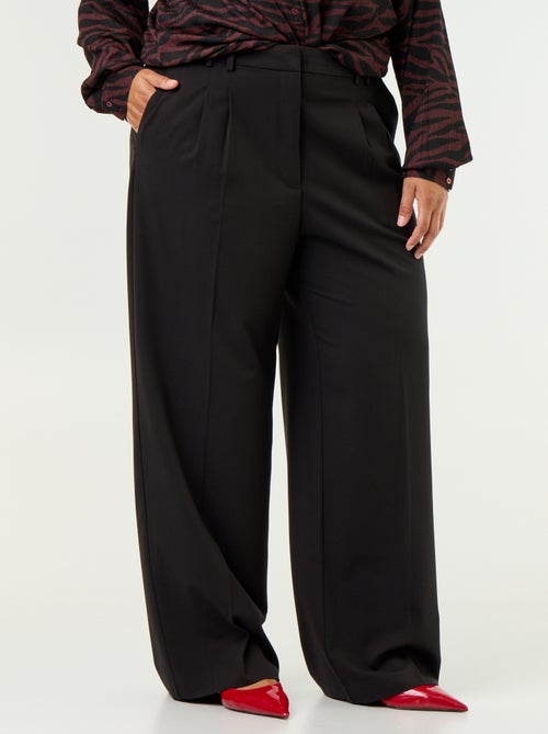 Pantalón cigarette ancho - Kiabi Pantalón cigarette ancho - Kiabi