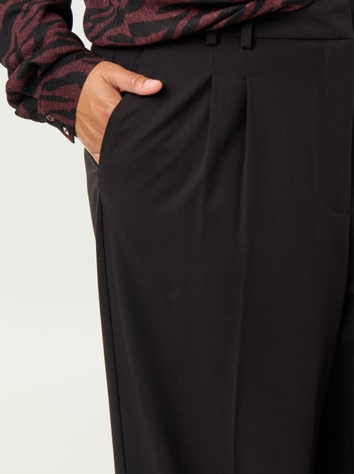Pantalón cigarette ancho - Kiabi Pantalón cigarette ancho - Kiabi