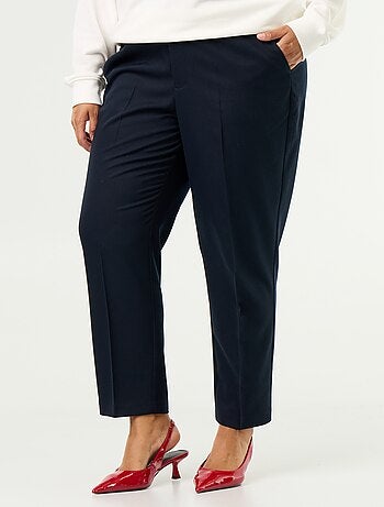 Pantalón cigarette liso